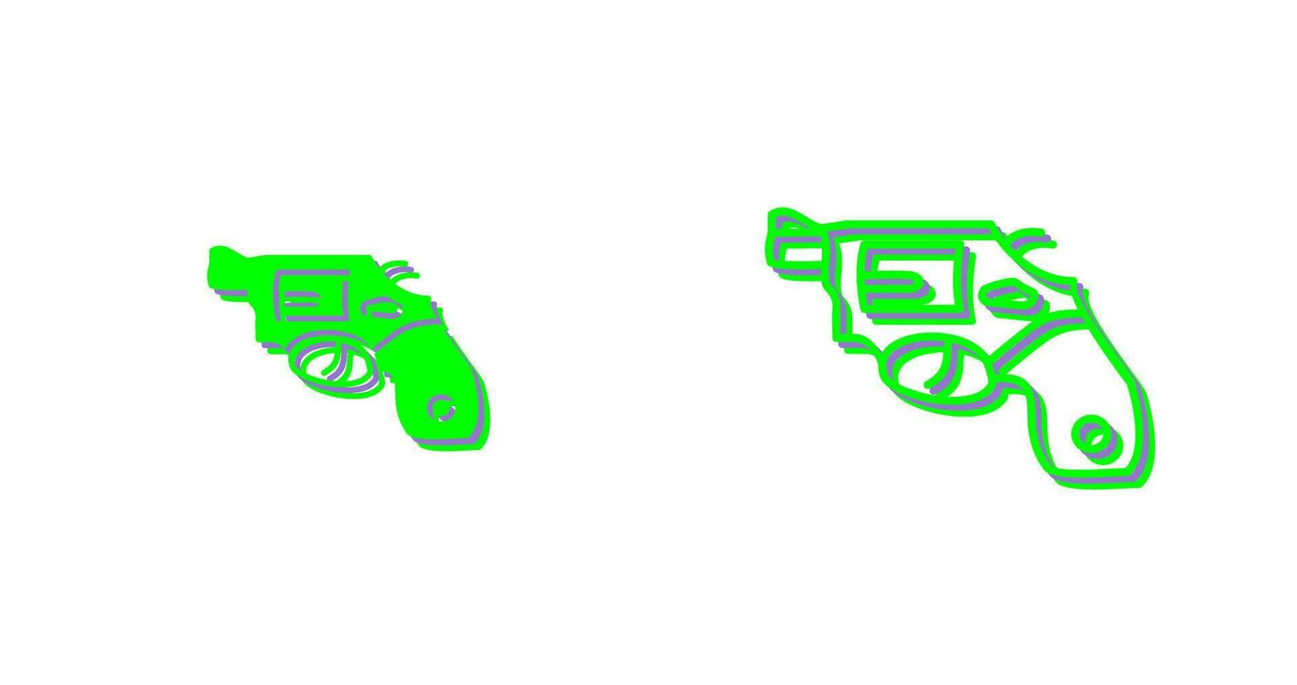 Unique Revolver Vector Icon