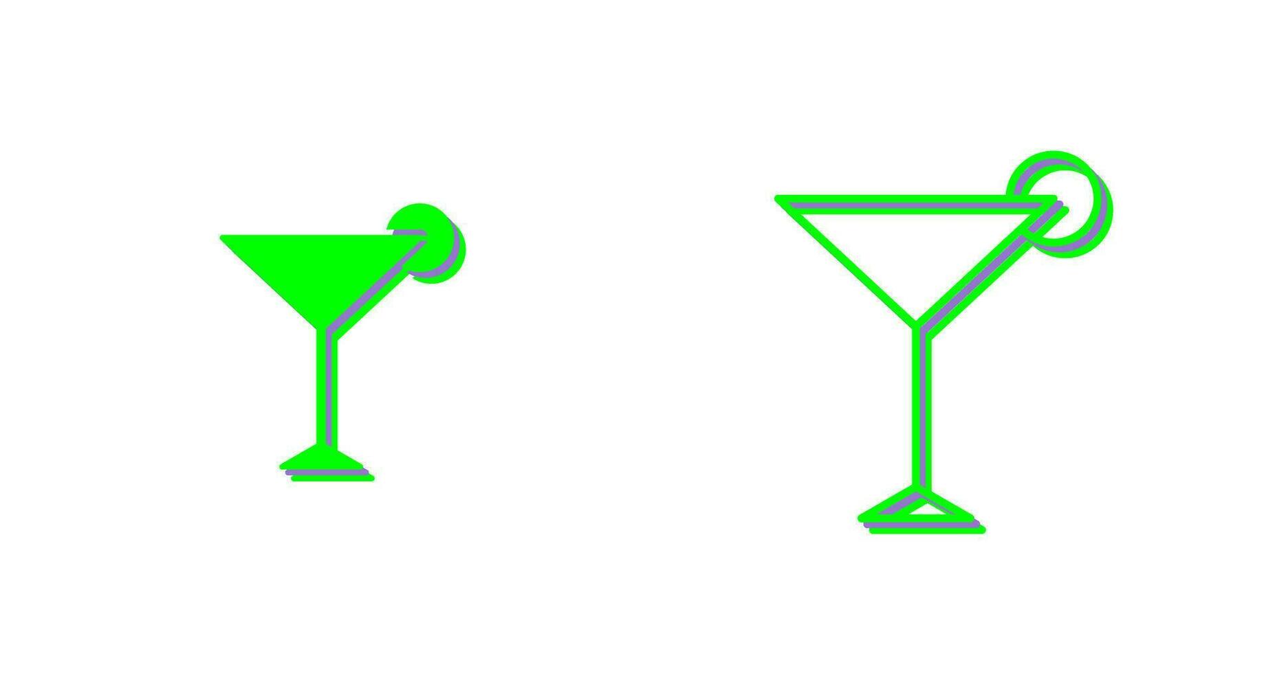 Unique Cosmopolitan Vector Icon