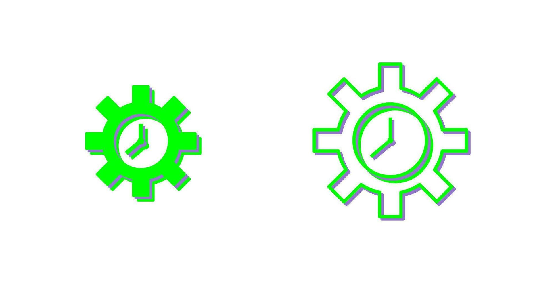 Unique Time Optimization Vector Icon