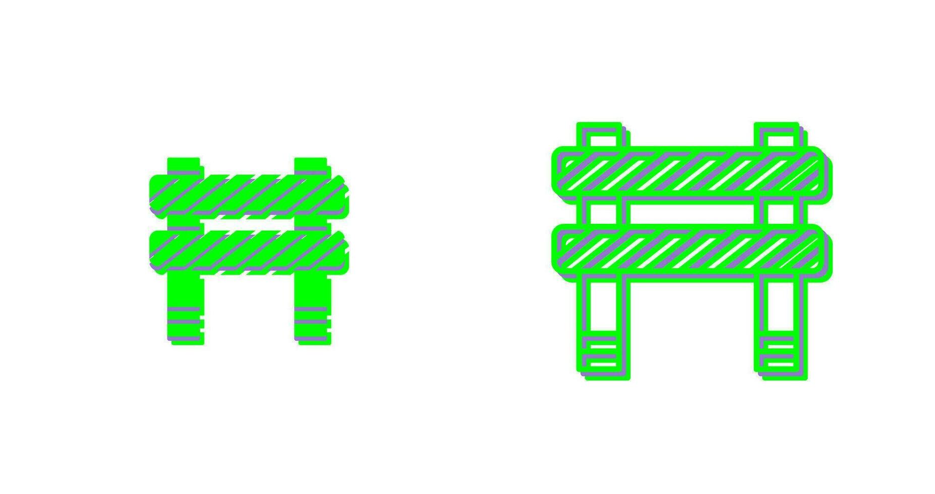 Unique Barrier Vector Icon