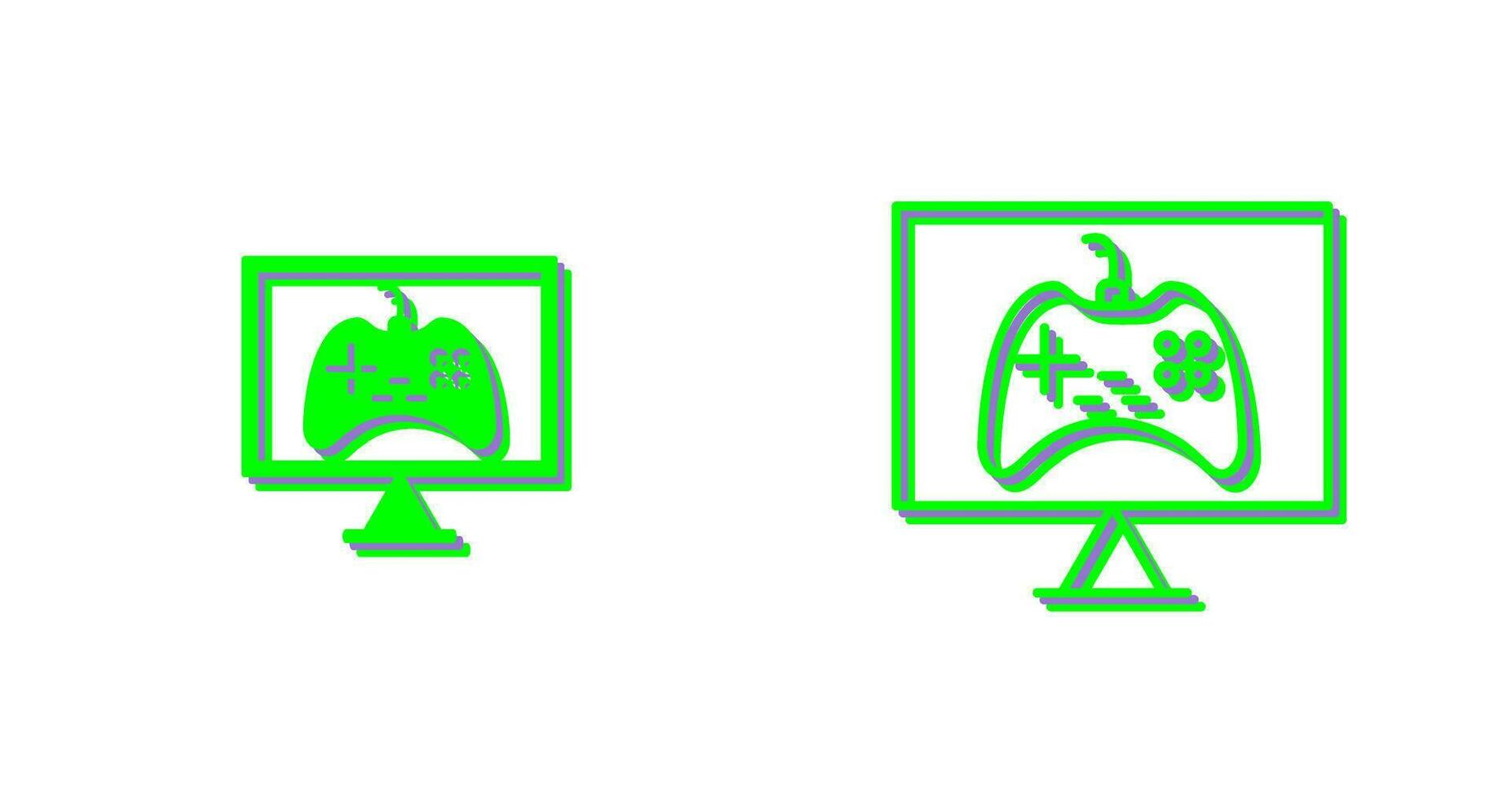 Unique Online Games Vector Icon