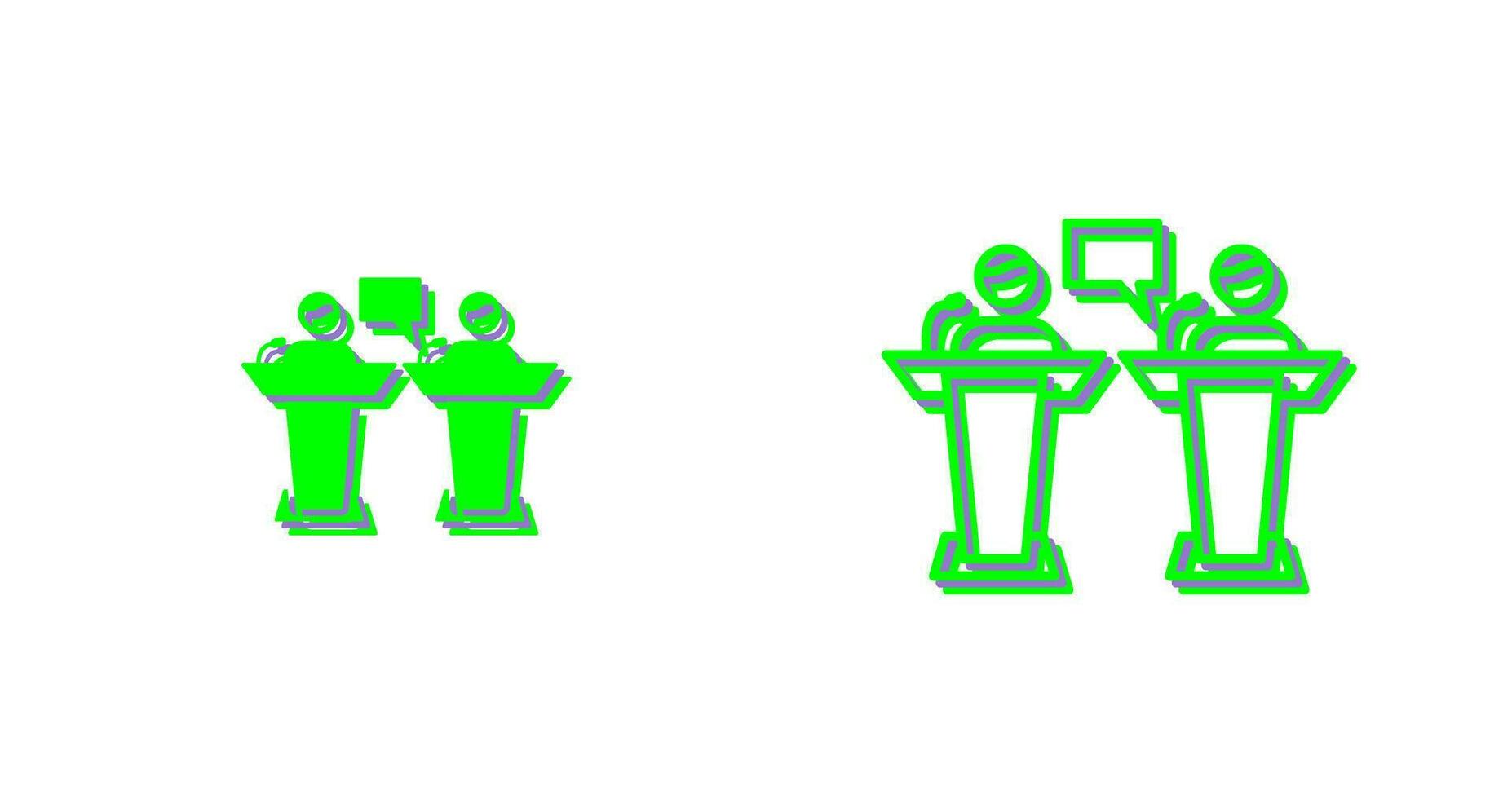 Debate Vector Icon