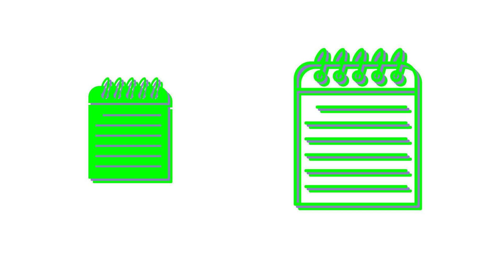 Unique Note Vector Icon