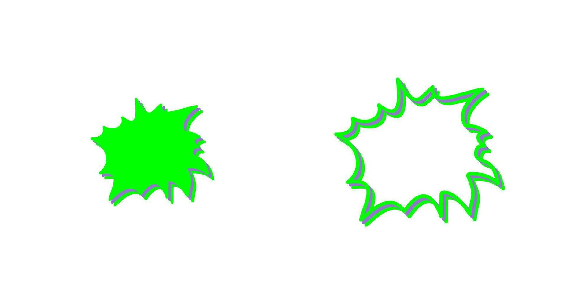 Unique Explosion Vector Icon