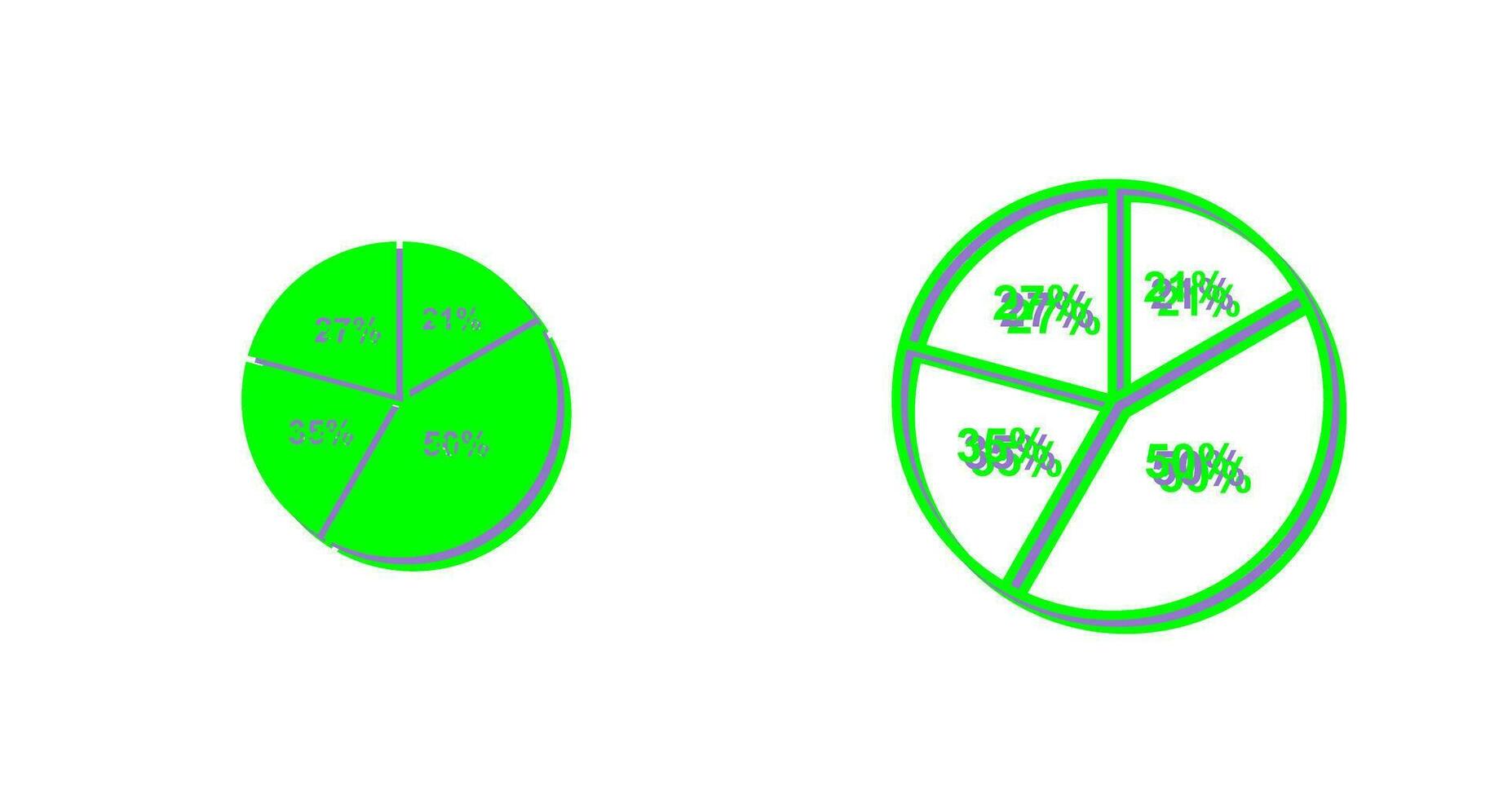 Pie Chart Vector Icon