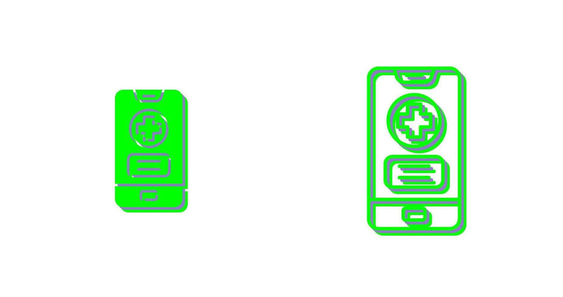 Medical app Vector Icon