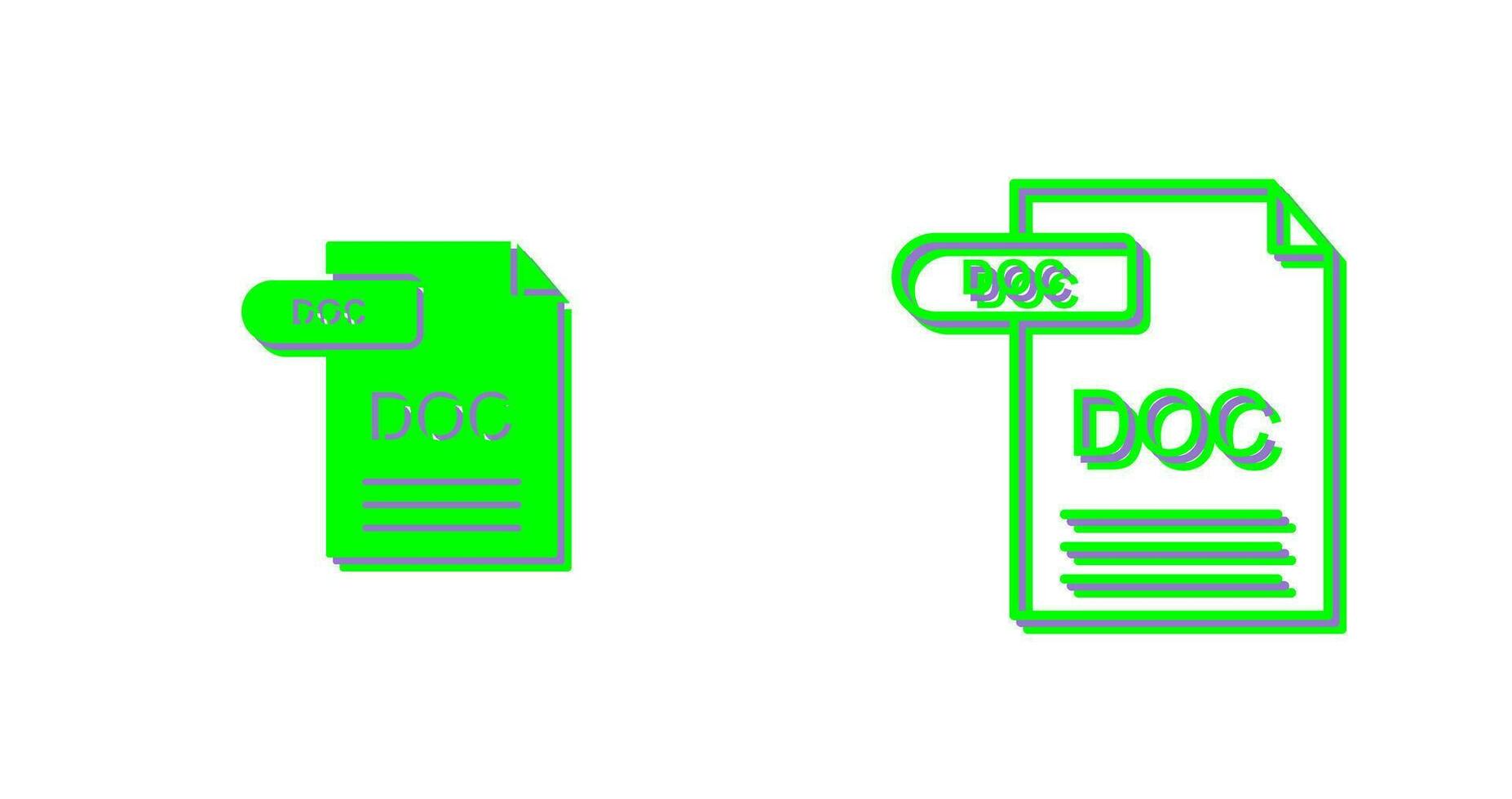 DOC Vector Icon