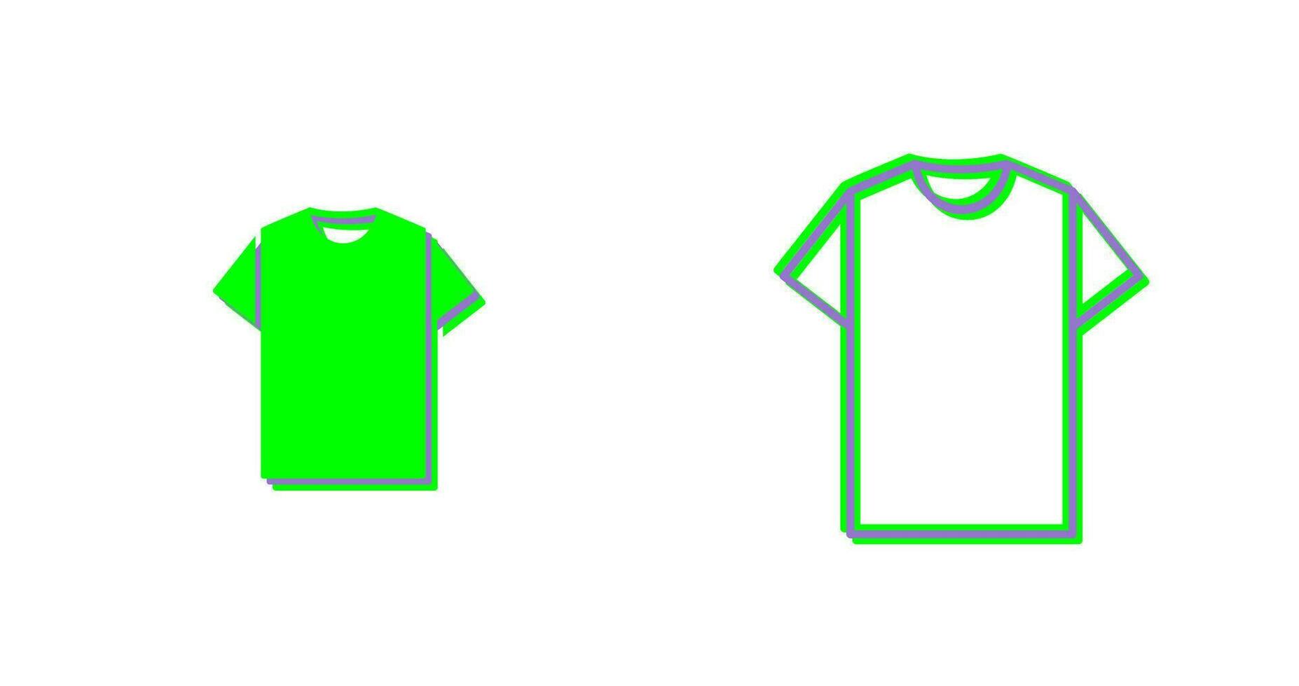 Plain T Shirt Vector Icon