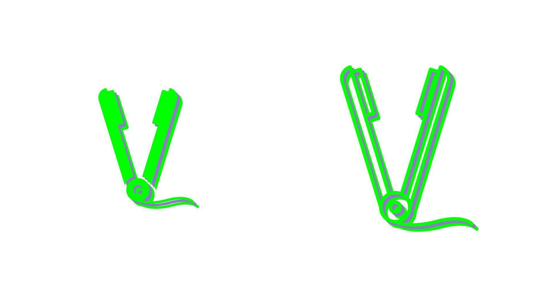 Straightener Vector Icon