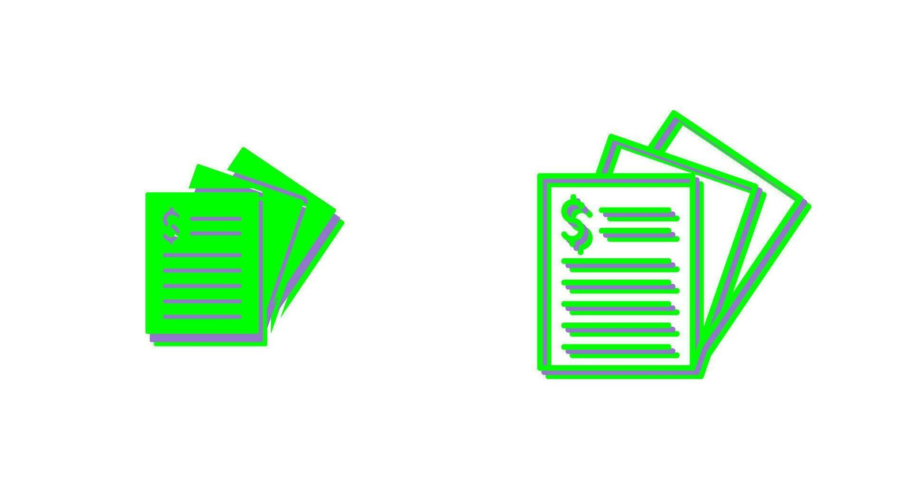 Invoice Vector Icon