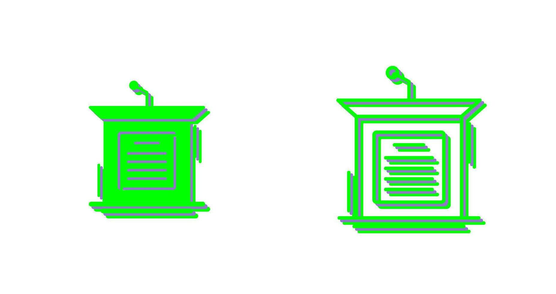 Podium Vector Icon