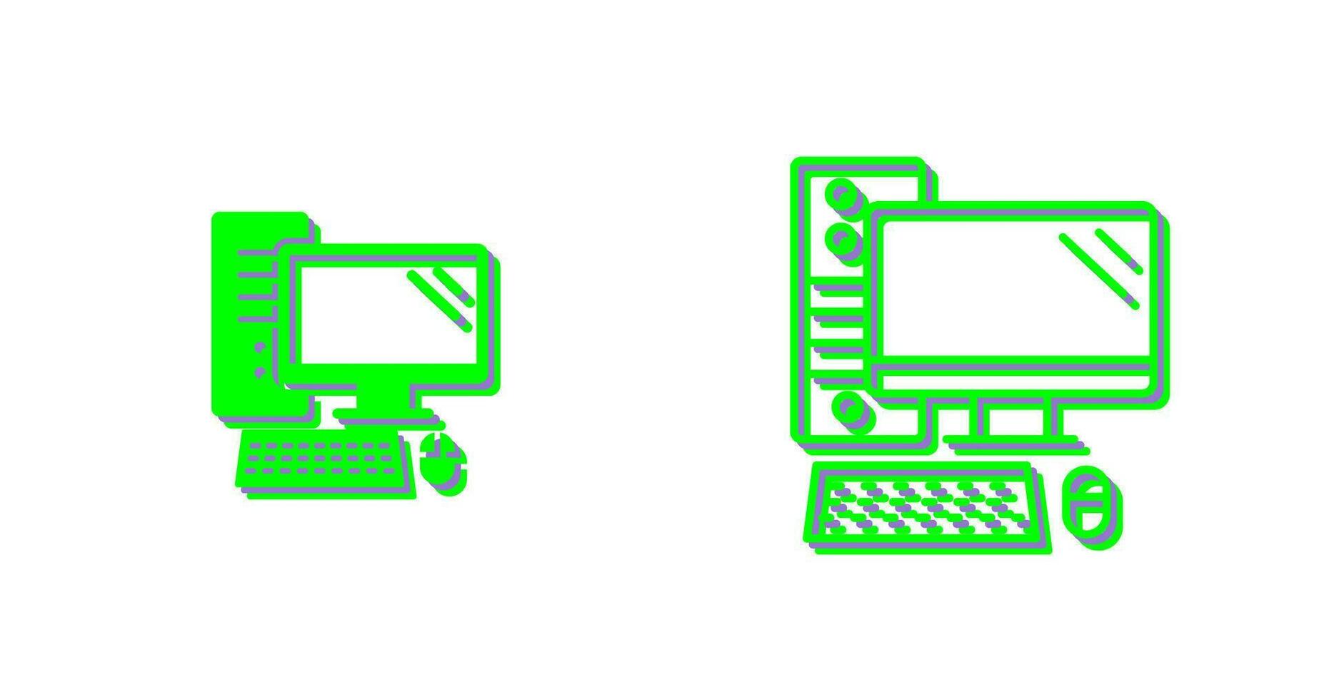 Computer Vector Icon