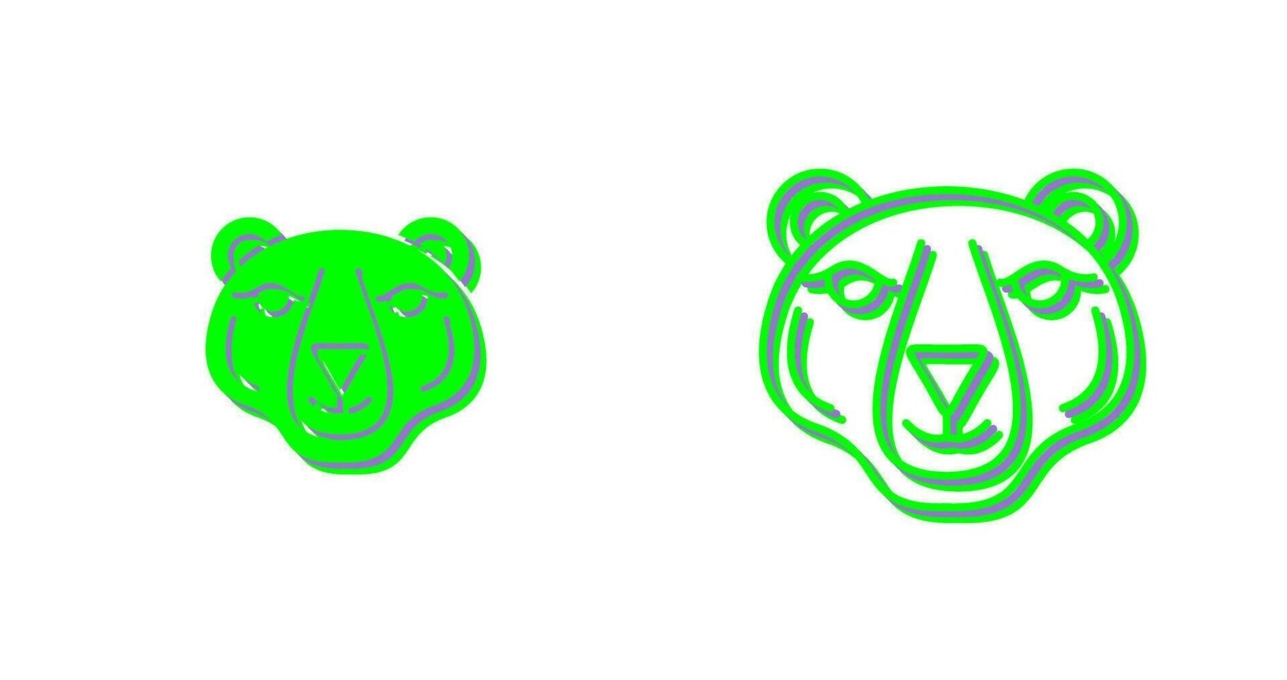 Polar Bear Vector Icon