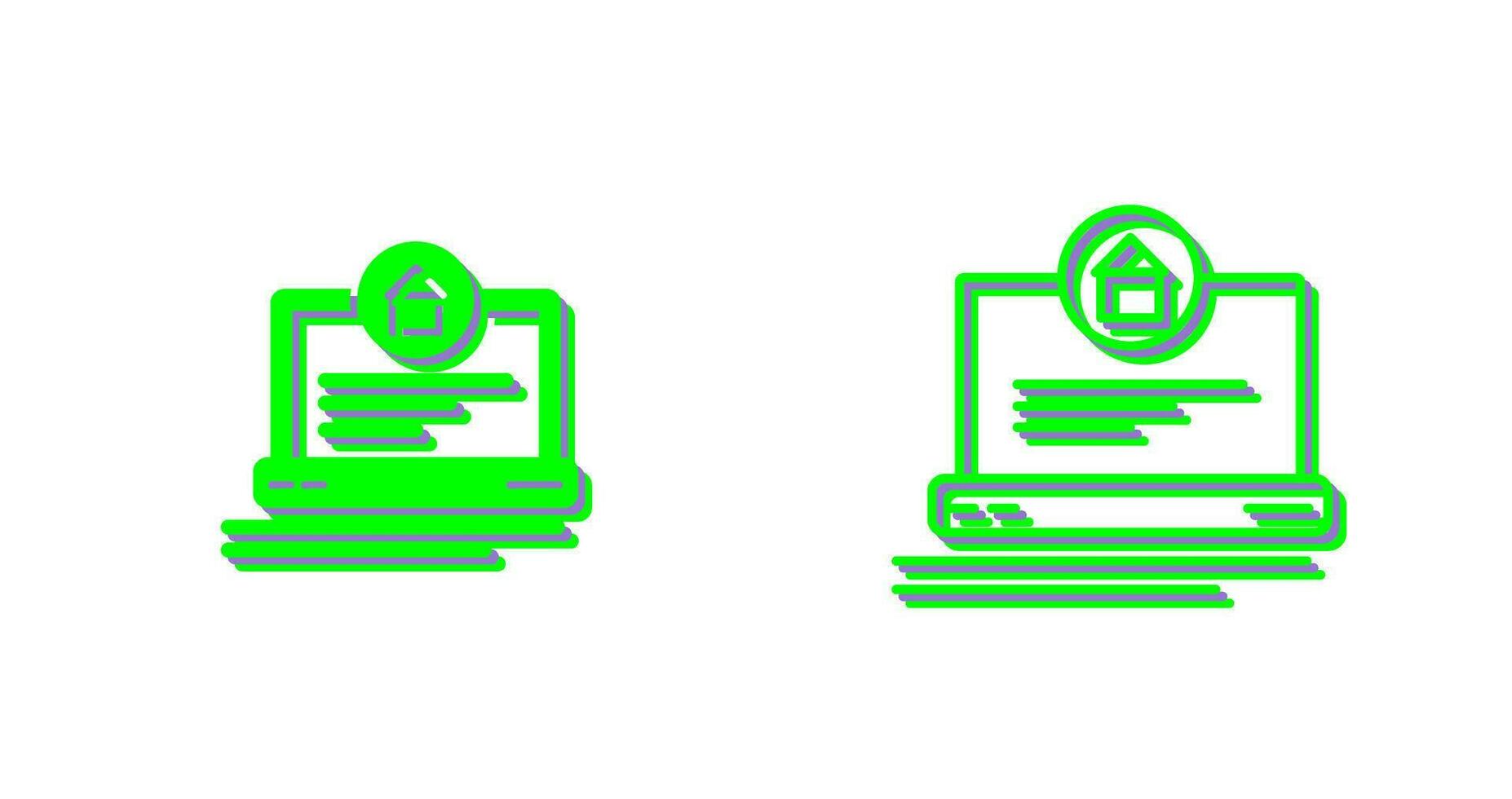 icono de vector de laptop