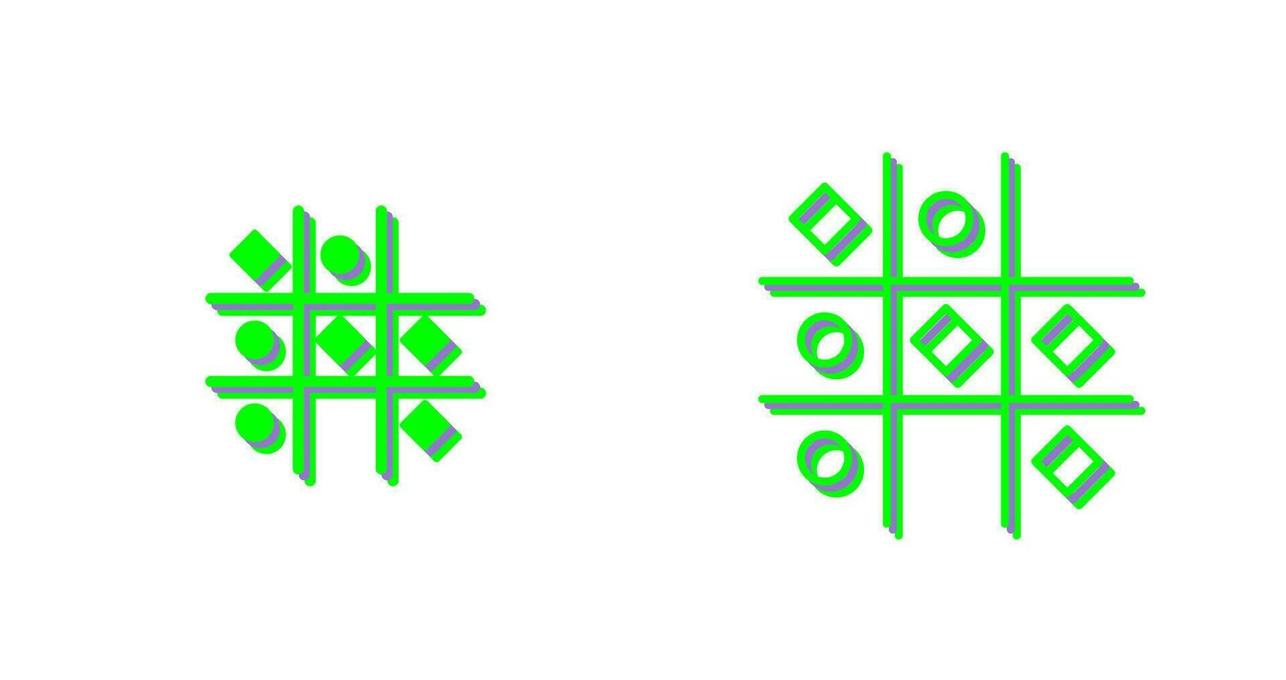 Tic Tac Toe Vector Icon