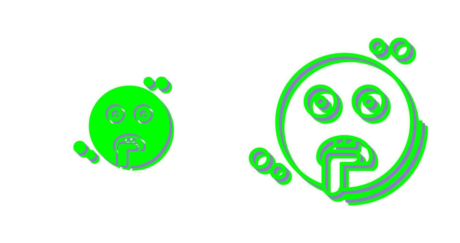 Drooling Vector Icon