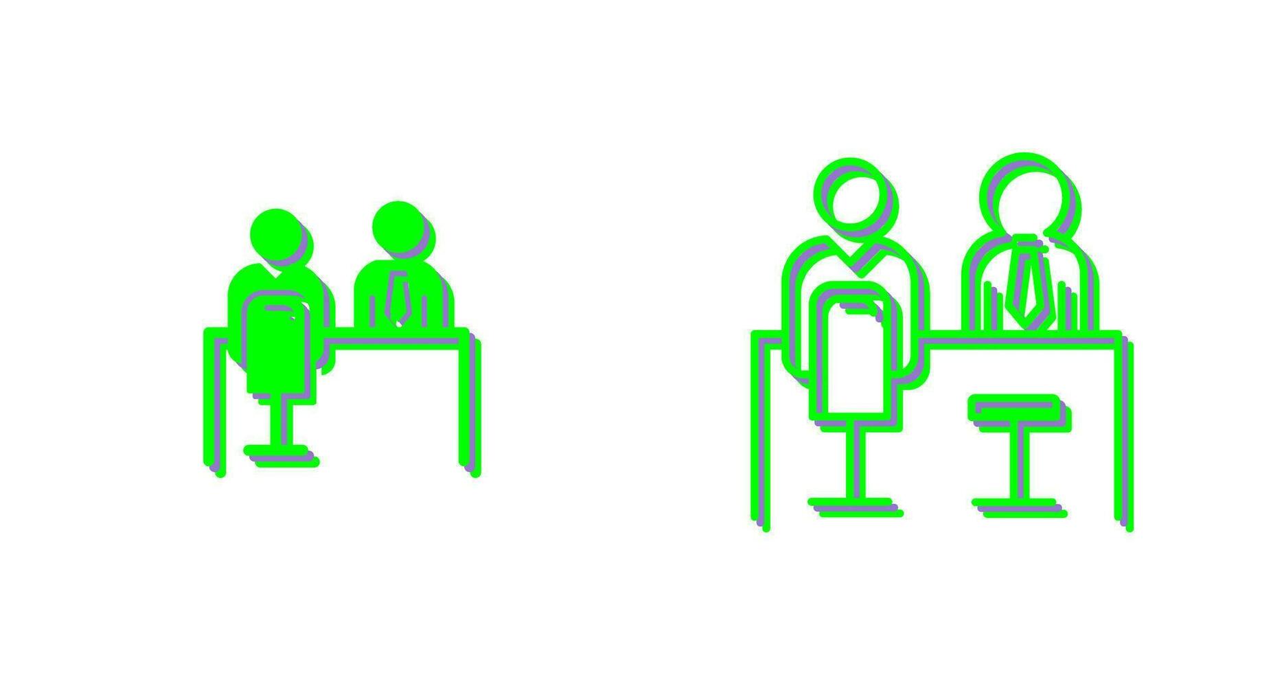 Employee Interview Vector Icon