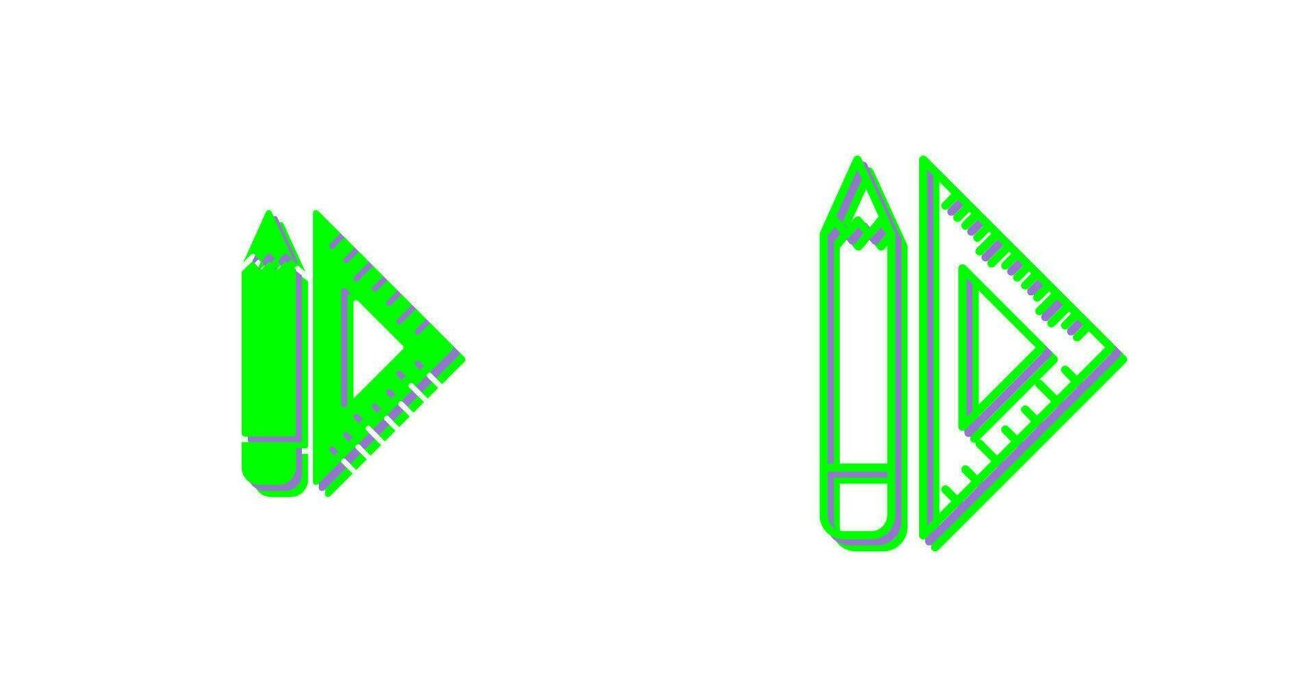 Set Square Vector Icon