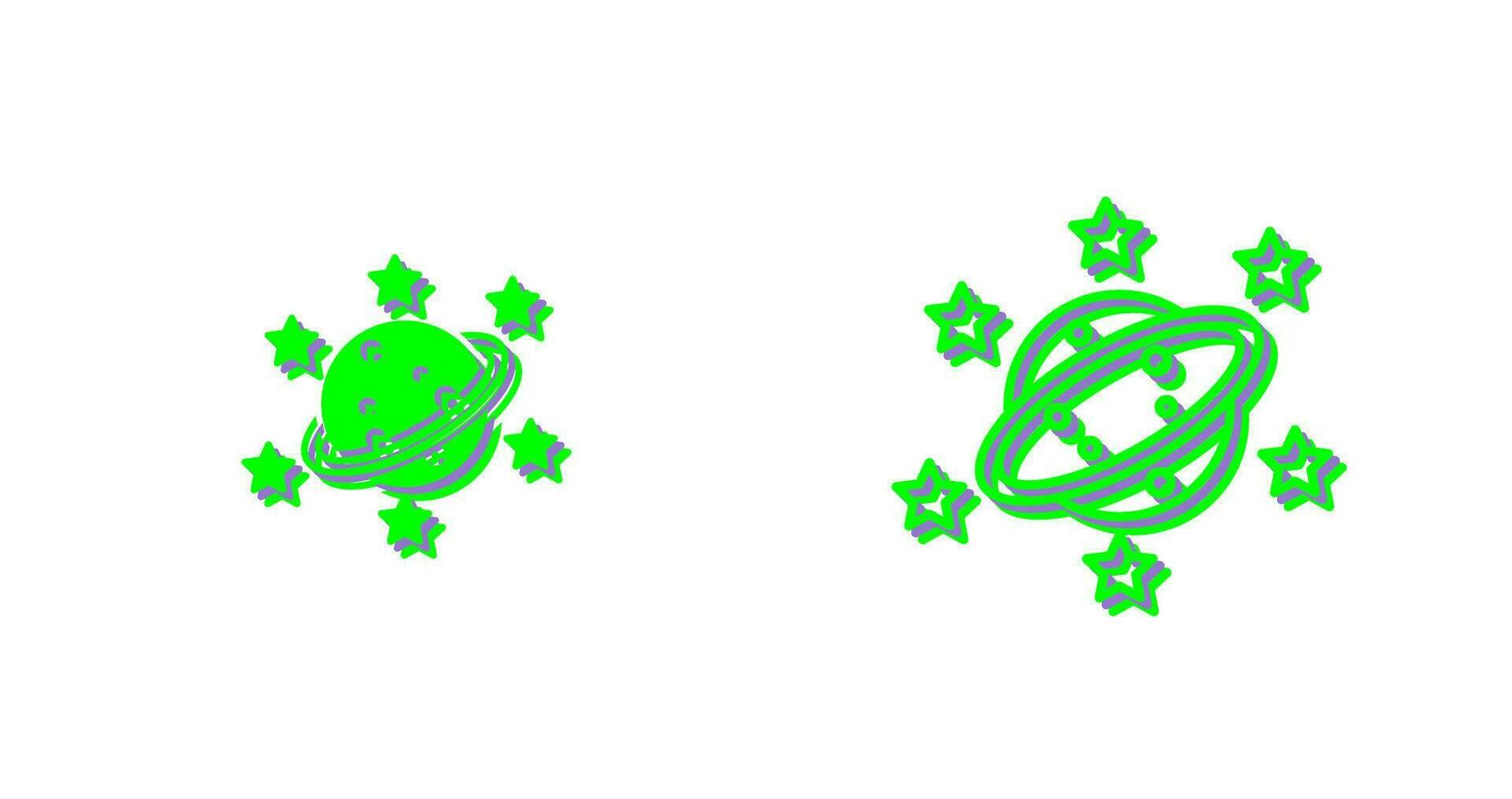 Saturn Vector Icon