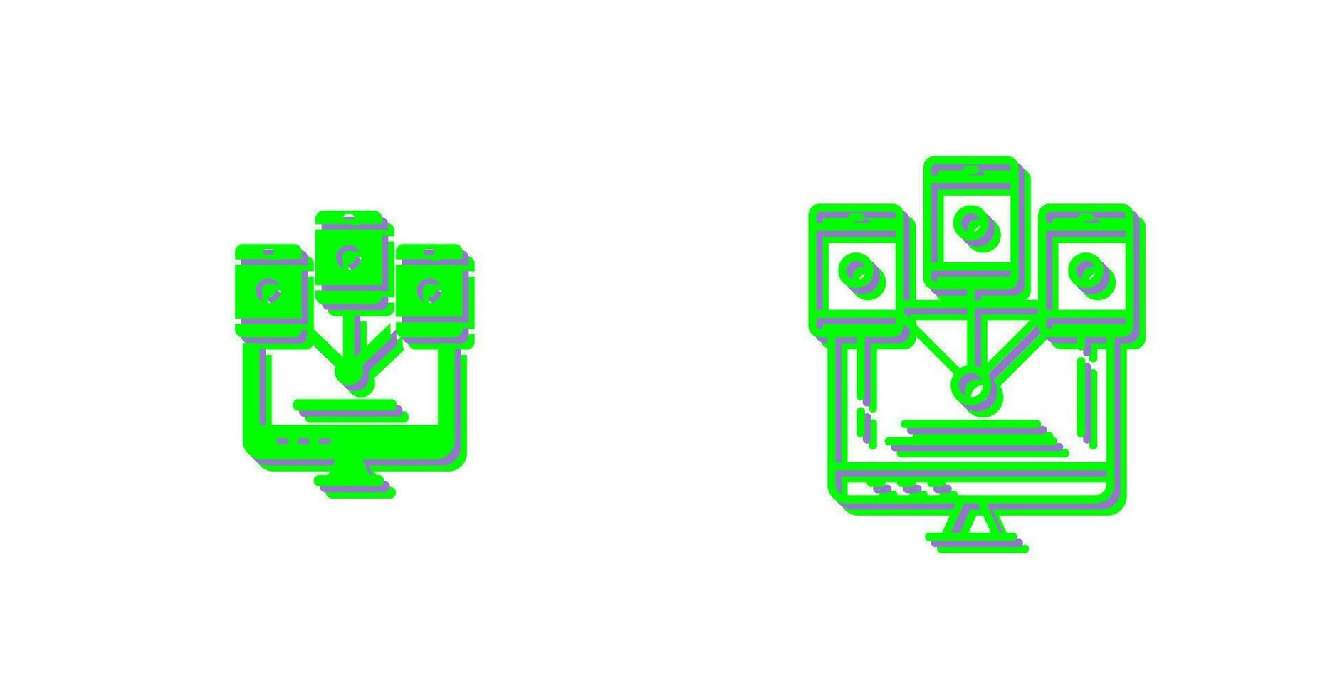 Computer Networks Vector Icon