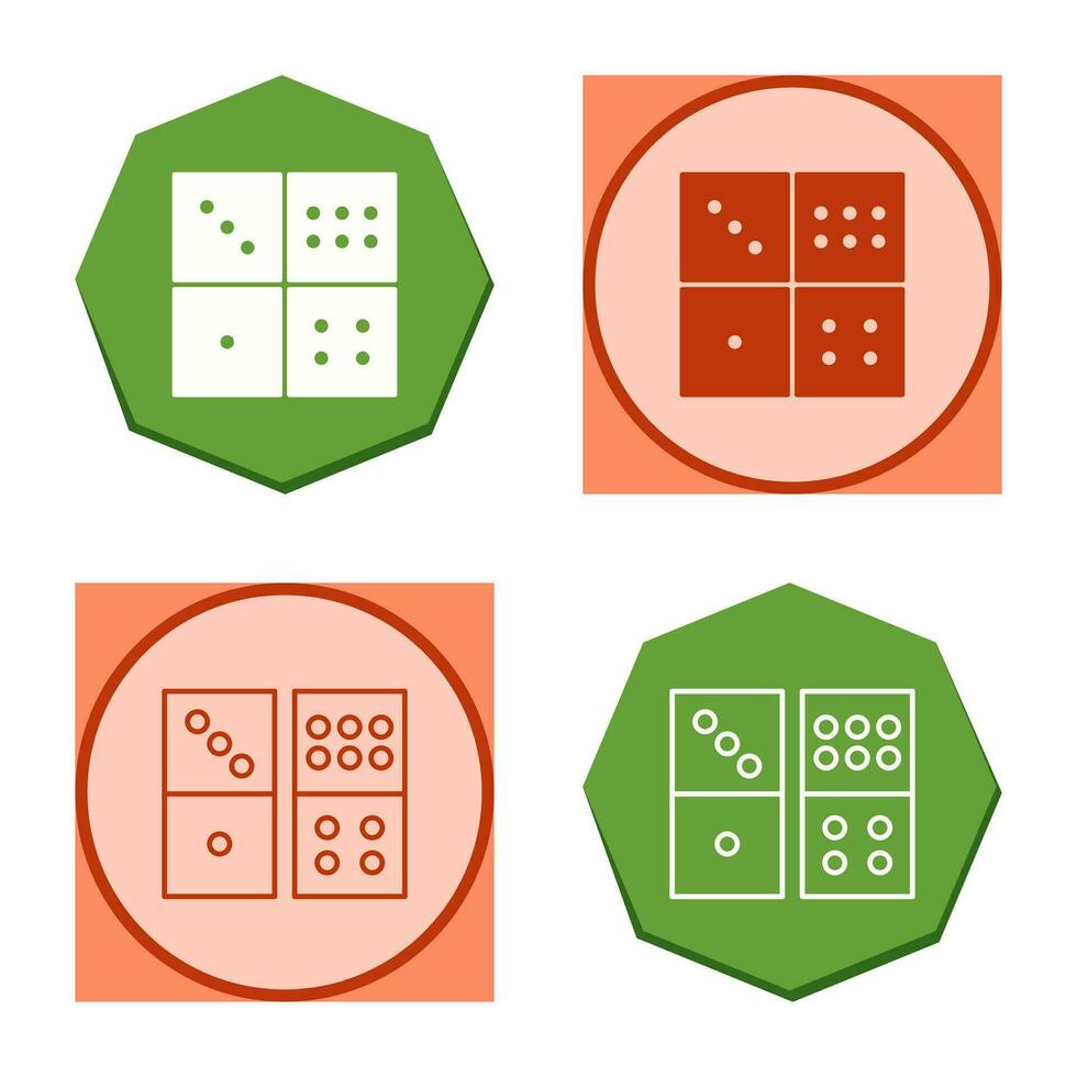 Domino Game Vector Icon