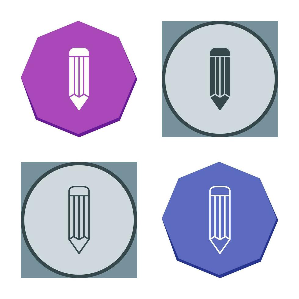 Unique Pencil Vector Icon