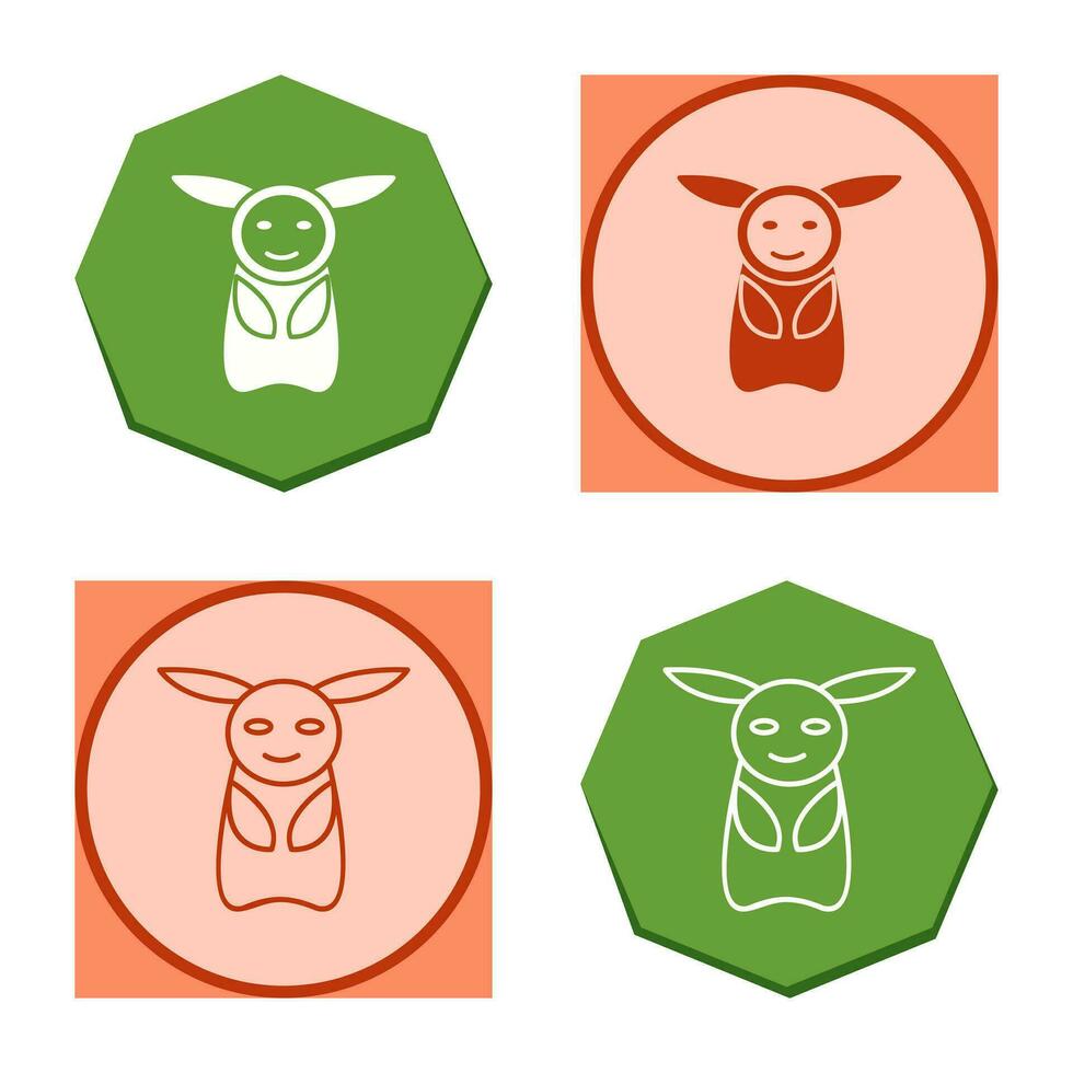 Unique Game Character Vector Icon