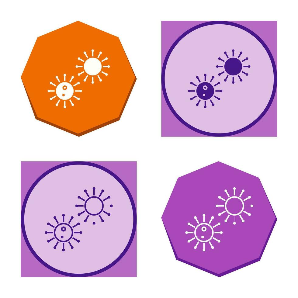 Unique Virus Vector Icon