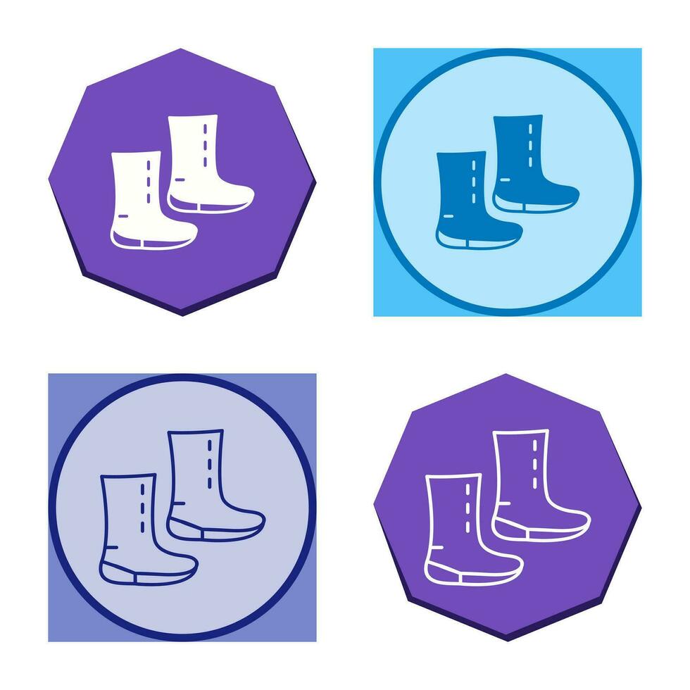 Unique Boots Vector Icon
