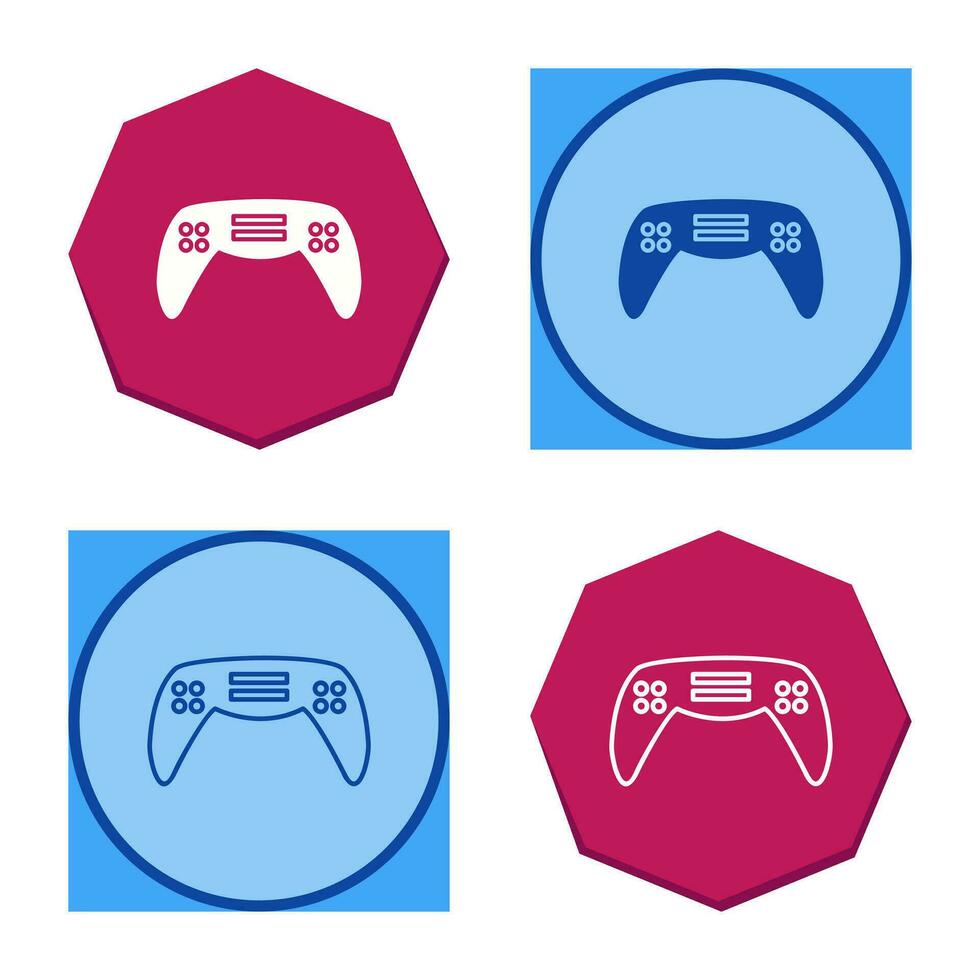 icono de vector de consola de juegos único