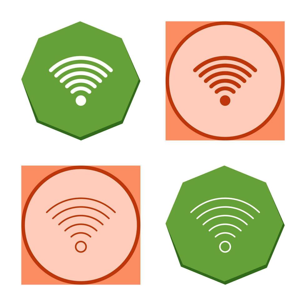 Signal on User Vector Icon