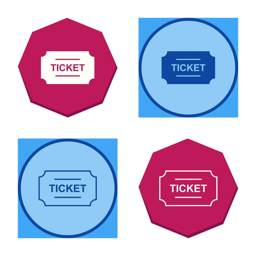 Tickets Vector Icon