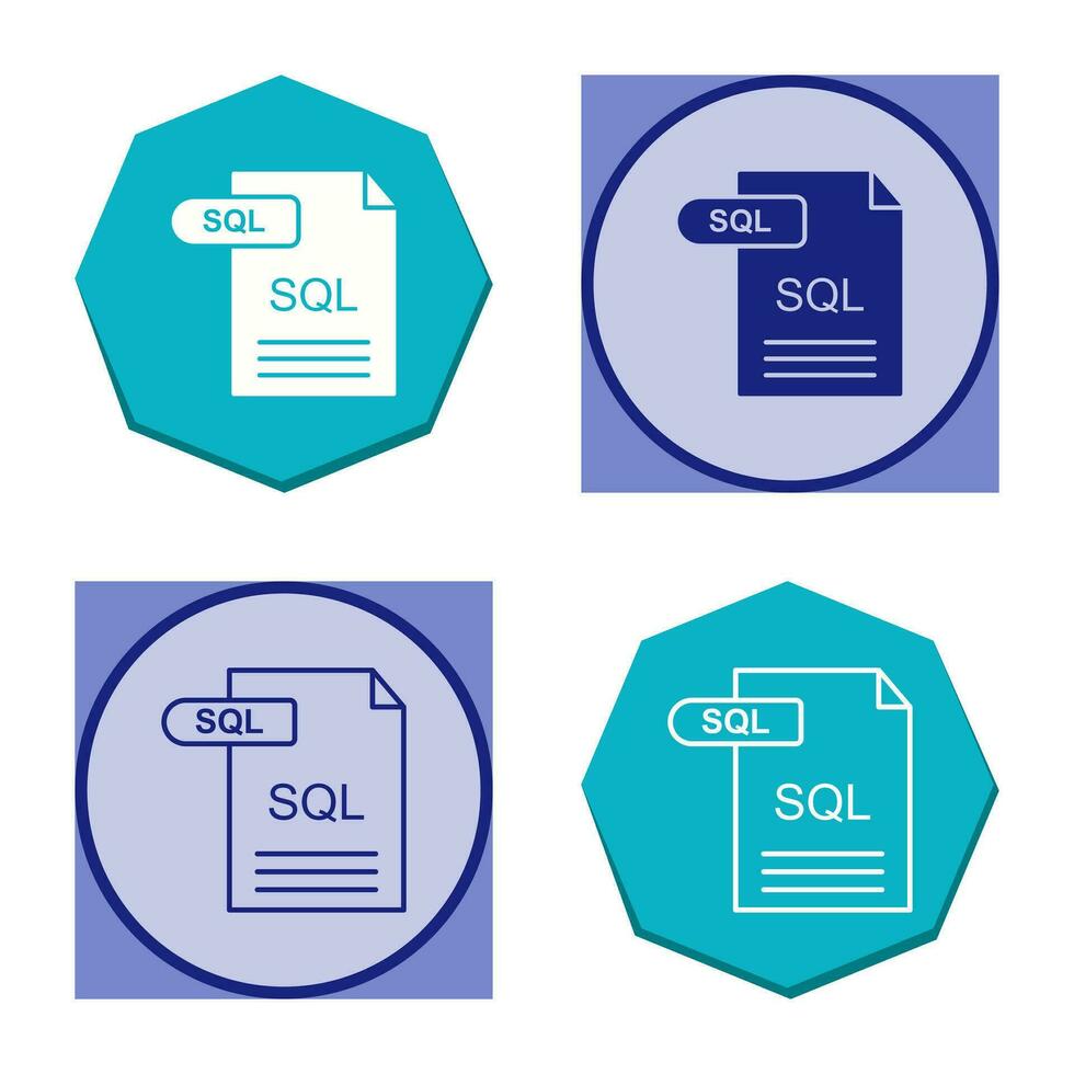 SQL Vector Icon 29541212 Vector Art at Vecteezy