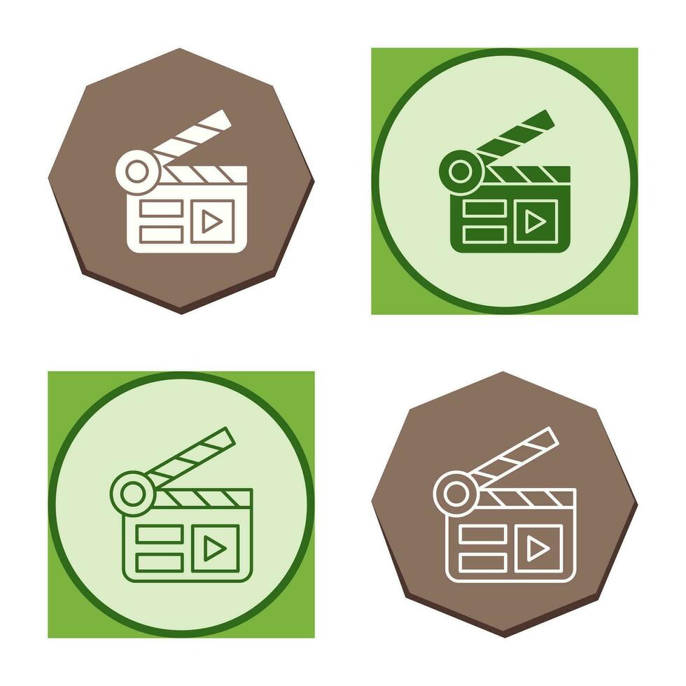 Clapper Board Vector Icon
