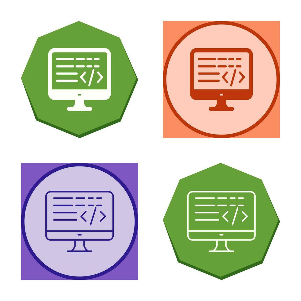 Coding Vector Icon