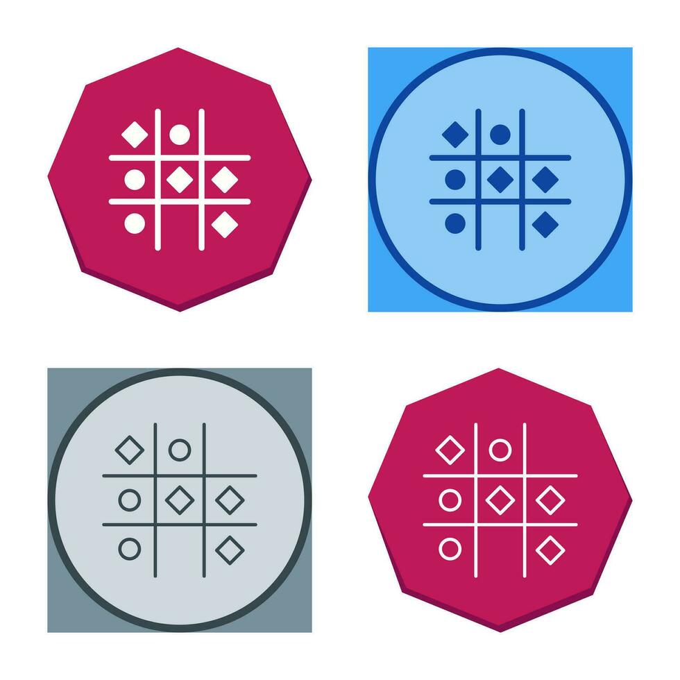 Tic Tac Toe Vector Icon