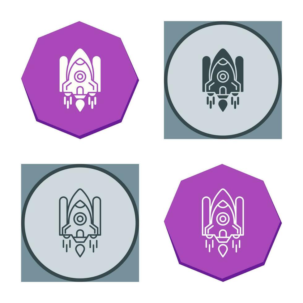 Space Shuttle Vector Icon