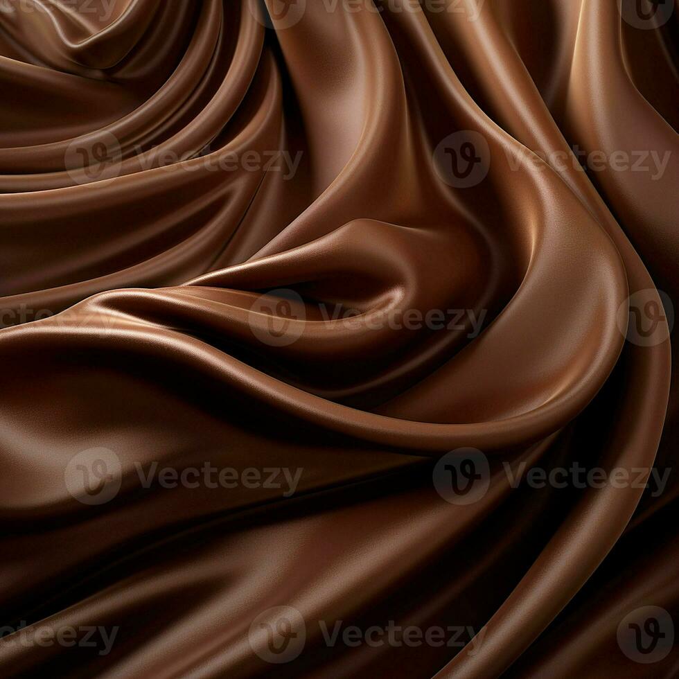 Chocolate background. Closeup of chocolate texture. 3d rendering. ai generated pro photo