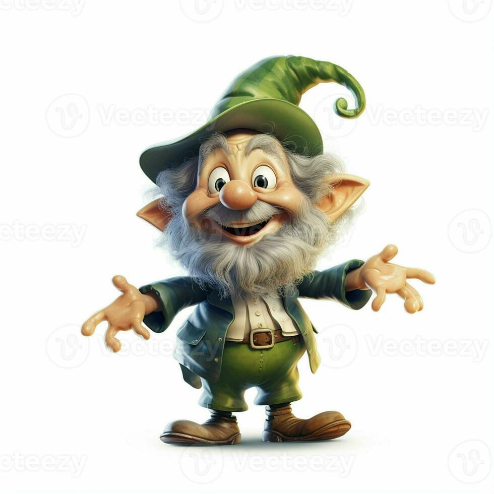 Cute boy dressed as a wizard, 3d digitally rendered illustration. ai generated pro photo