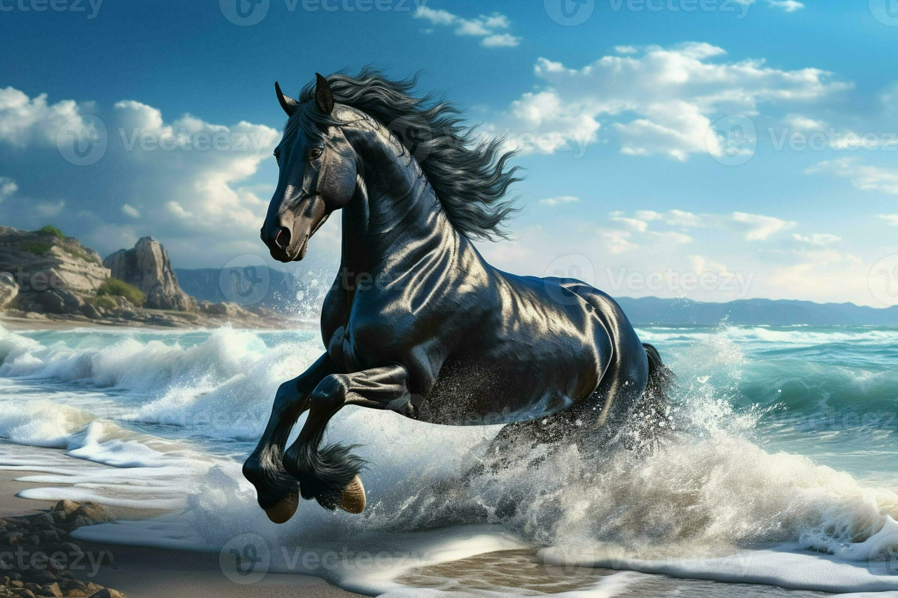 Black horse HD wallpapers