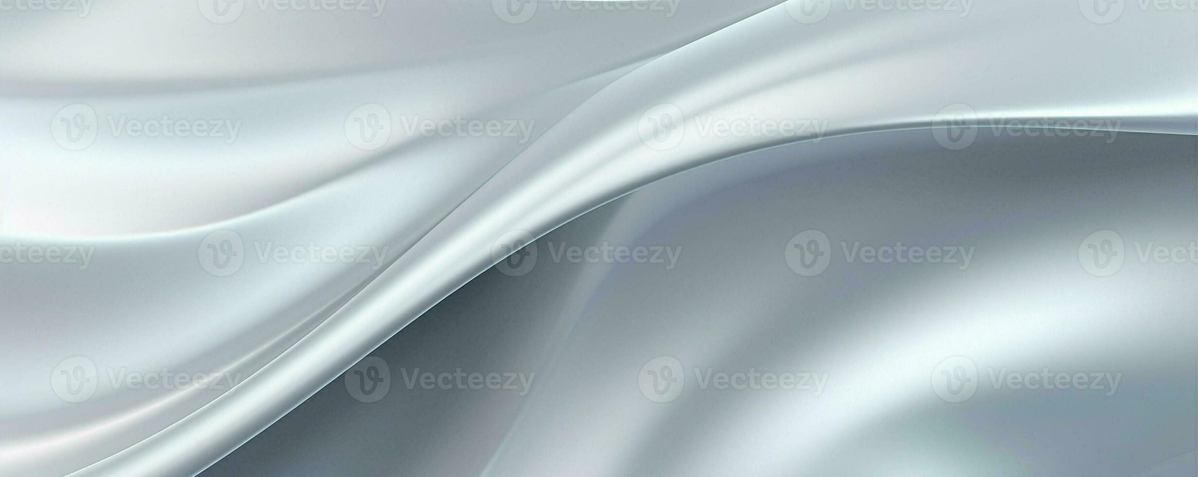 Abstract silver wavy background. 3d rendering. ai generated pro photo