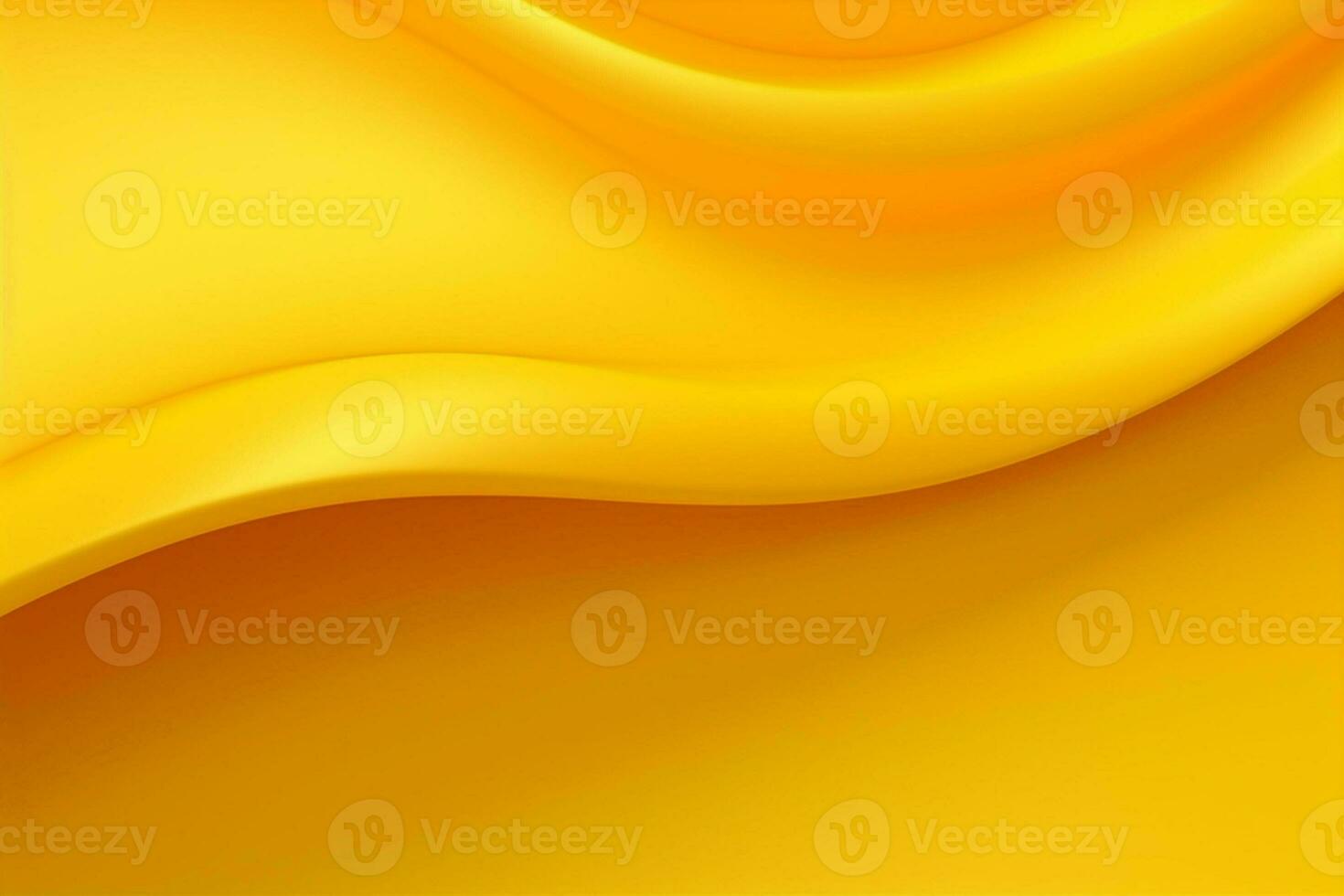 resumen amarillo ondulado seda antecedentes con algunos suave líneas en él. ai generado Pro foto