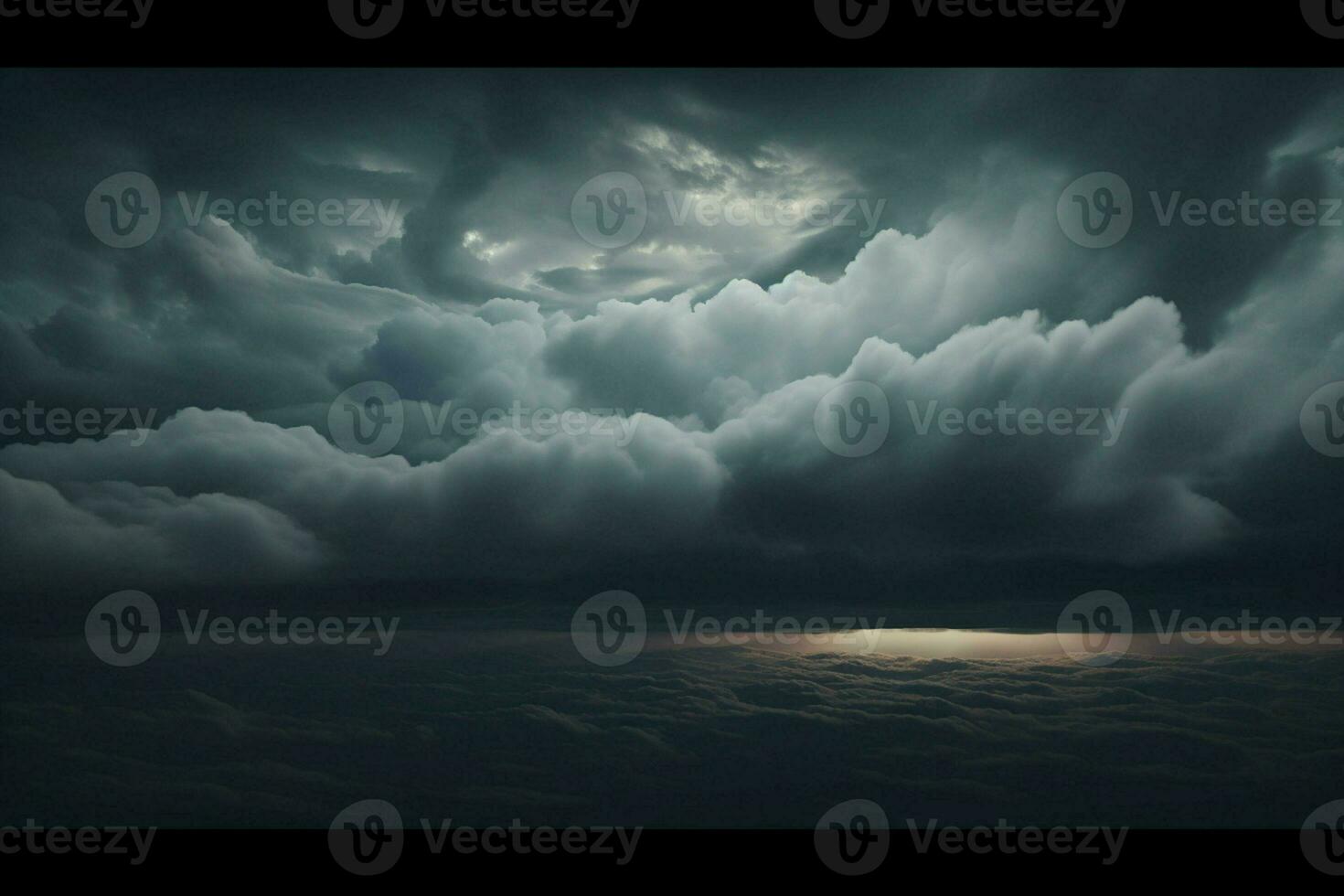 Cloudscape, View of the clouds from the window of an aircraft. ai generated pro photo