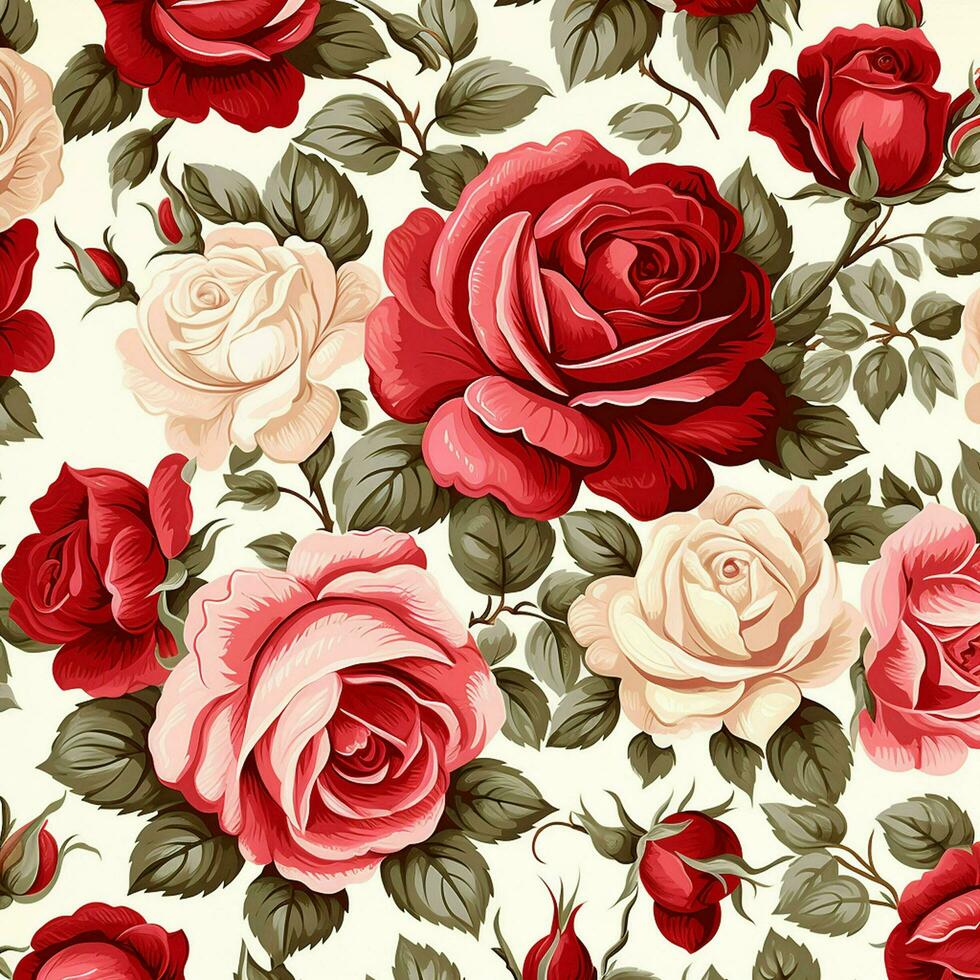 rose flower background design, red roses on black background. ai generated free photo