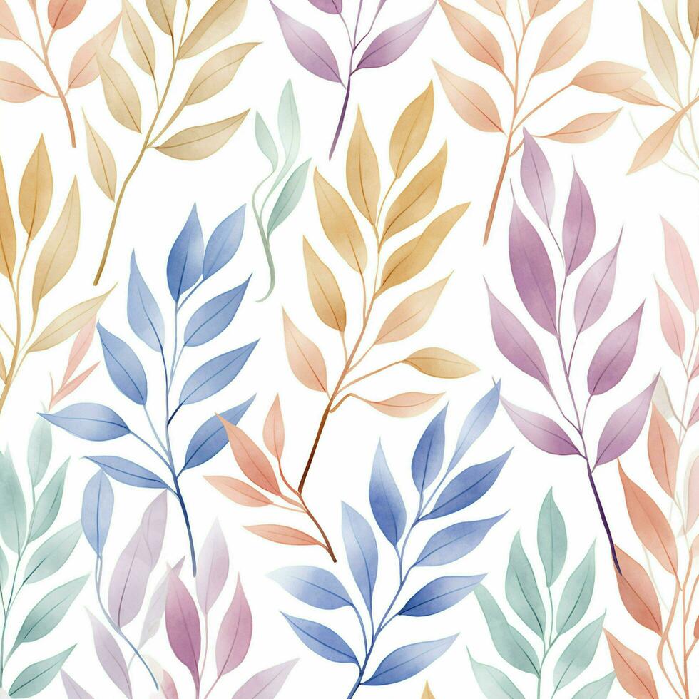 colorful tropical leaves background design. ai generated free photo