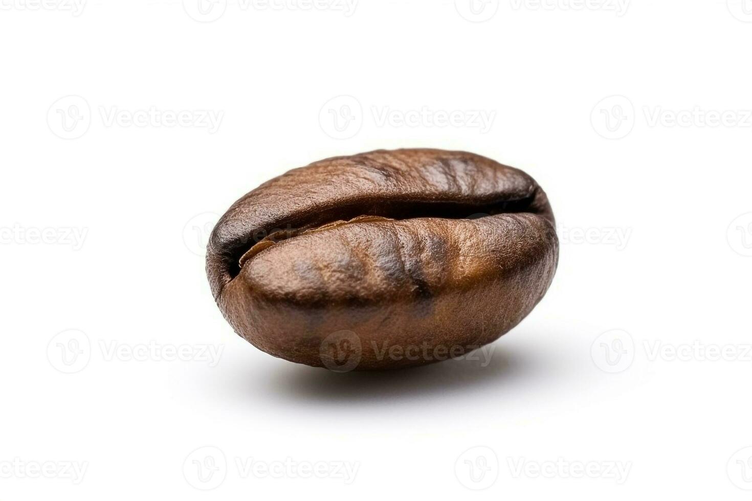 Coffee been isolated on white background.Generative Ai. photo