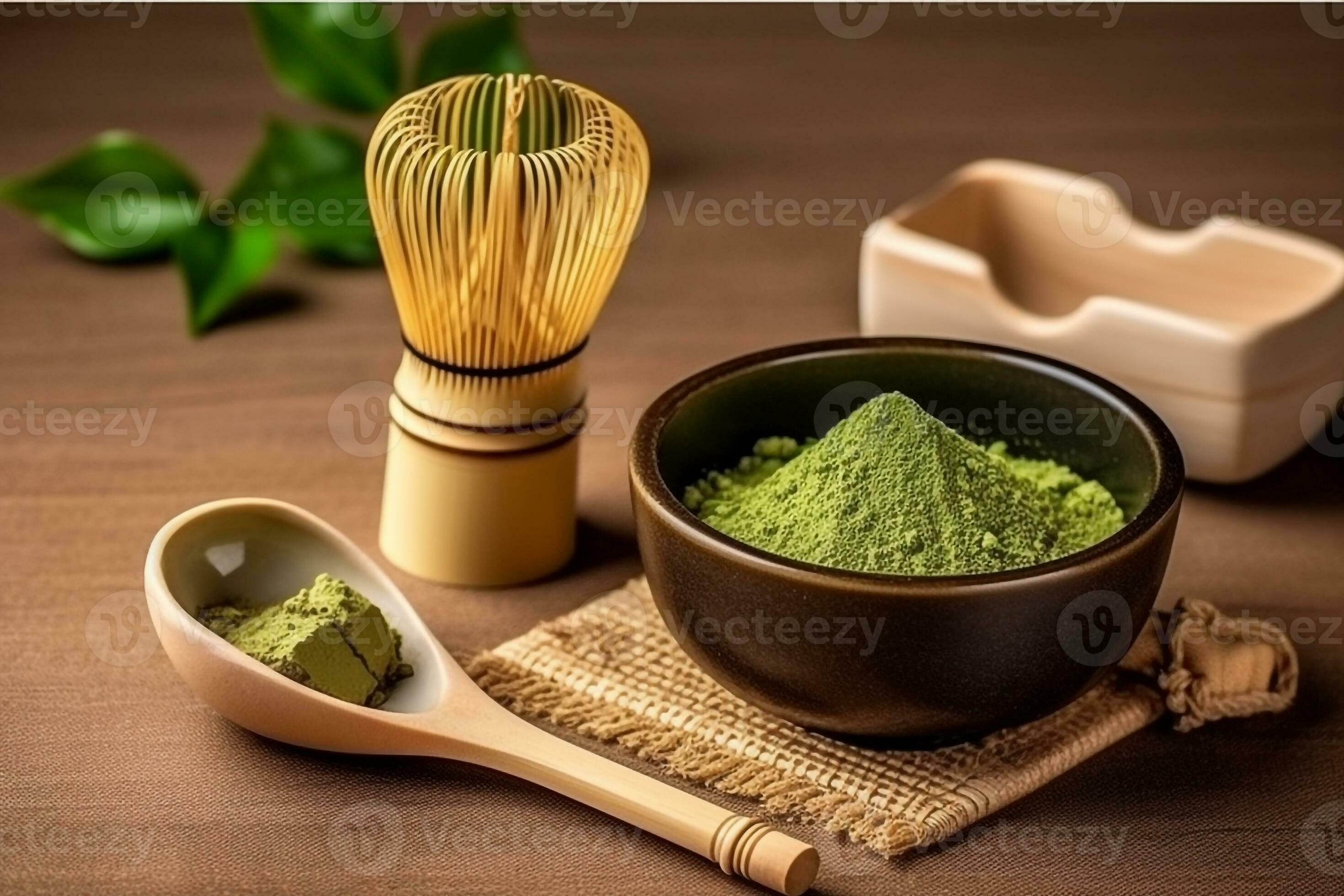 Matcha Set, Matcha Bowl, Whisk and Spoon