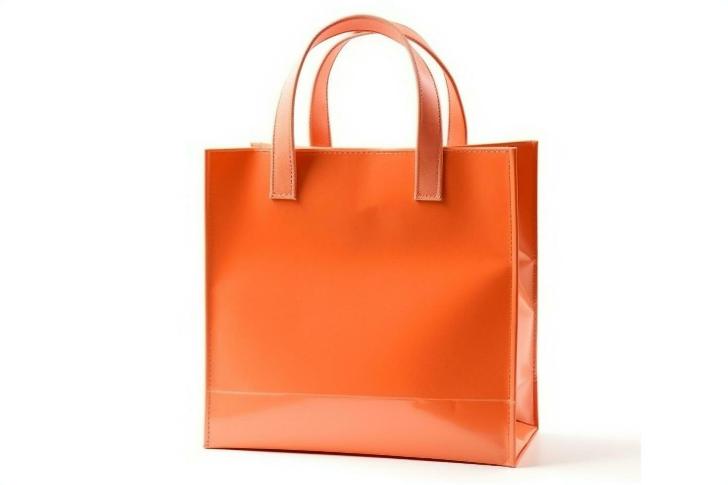 Shopping Bag isolated on white background.Generative Ai. photo