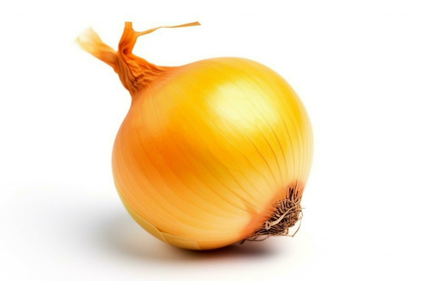 Onion isolated on white background.Generative Ai. photo