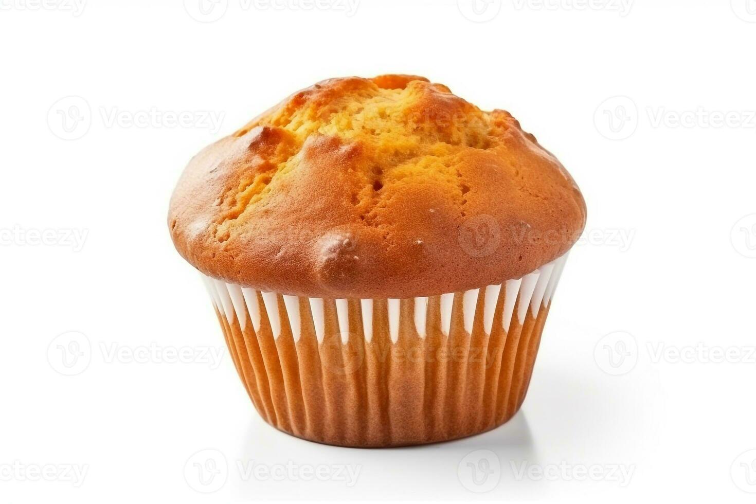 Muffin isolated on a white background photo